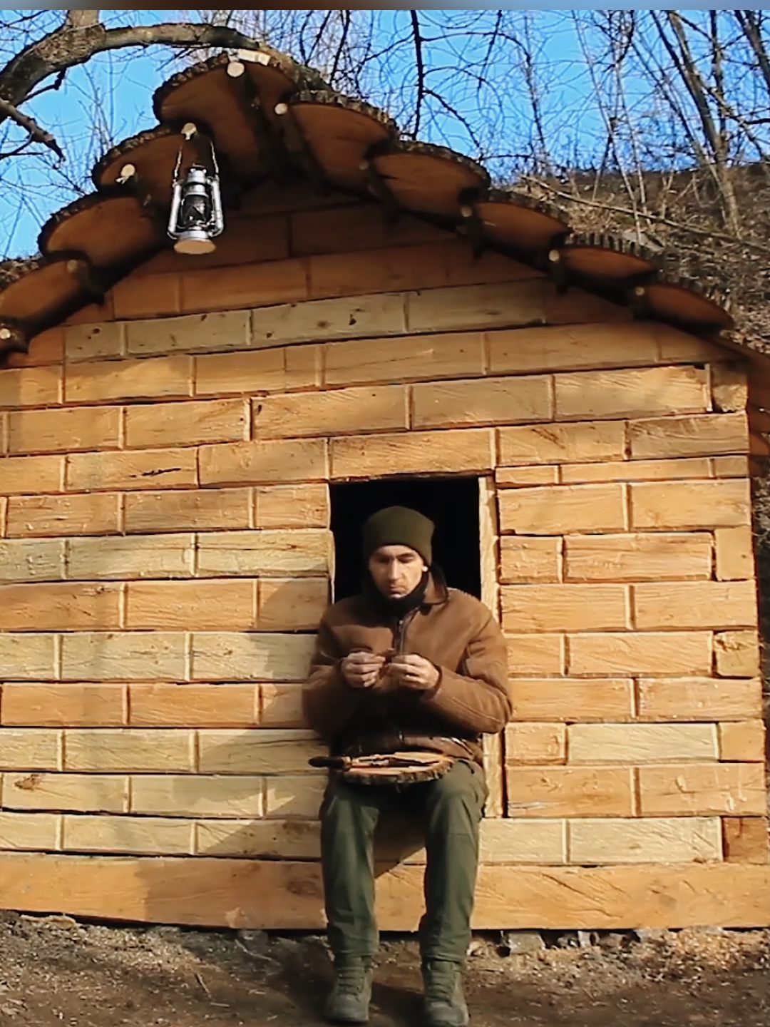 Bushcraft survival underground tunnel shelter #bushcrafting  #build  #camping  #ourdoor  #survival  #shelter  #viral  #fyp  #camp  #craftingvisionary