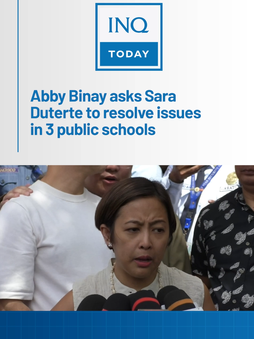 Makati Mayor Abby Binay calls on Vice President and Education Secretary Sara Duterte to address the management issue in three public schools that are now under Taguig City’s jurisdiction. #TikTokNews  #SocialNews  #NewsPH  #inquirerdotnet #abbybinay #saraduterte