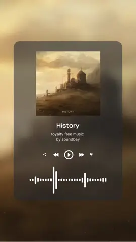 History - Inspiring Cinematic Adventure Trailer Royalty-Free Background Music for Films and Media
 
 ► License here: https://bit.ly/2Yh65y0
 
 ► Our web-site: soundbay.org
 
 Ethereal, inspiring, dramatic and emotional composition with medieval and cinematic atmosphere. Designed especially for historical documentary films and events.
 
 Perfect for movies, trailers, discovery videos, religious and meditation vblogs, inspiring traveling and meditation videos, nature and night sky timelapses, advertising, desert and tropical forests soundscapes, African, Asian and Middle-East videos, RPG video-games and many more!
 
 #royaltyfreemusic #nocopyrightmusic #trailermusic #cinematicmusic #musicforfilms #freemusic #musicforyoutube #backgroundmusic #trailer #cinematic #epic #epicmusic #adventuremusic