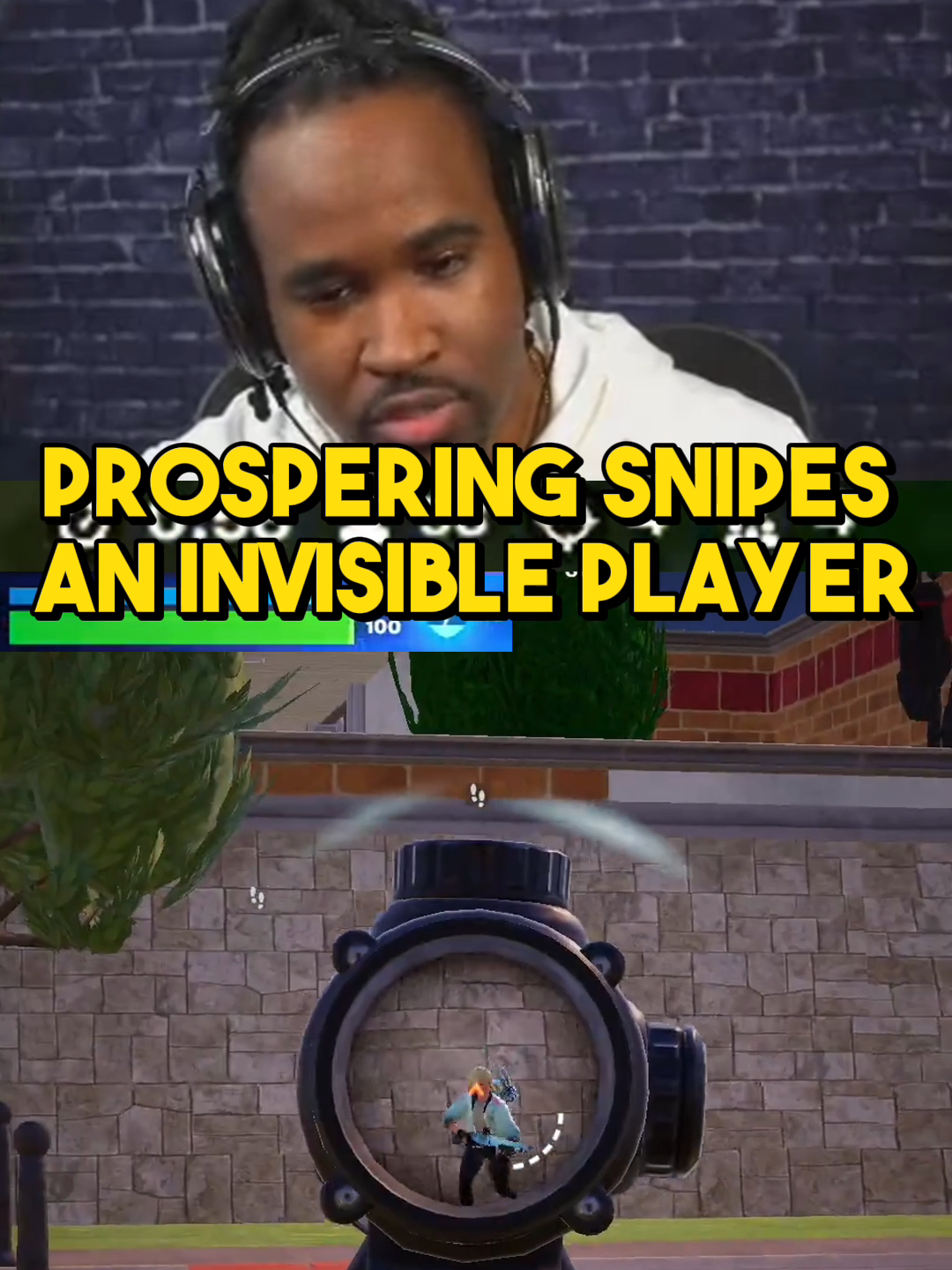 Did You See The Invisible Player??? #fortnite #fortniteclips #gaming #fyp