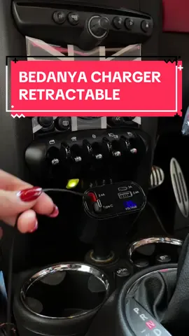 Cara membedakan charger retractable dan charger biasa👋🏻 yang gasuka ribet wajib punya! #chargermobil #fastcharging #tipsbuatkamu #minicooper 