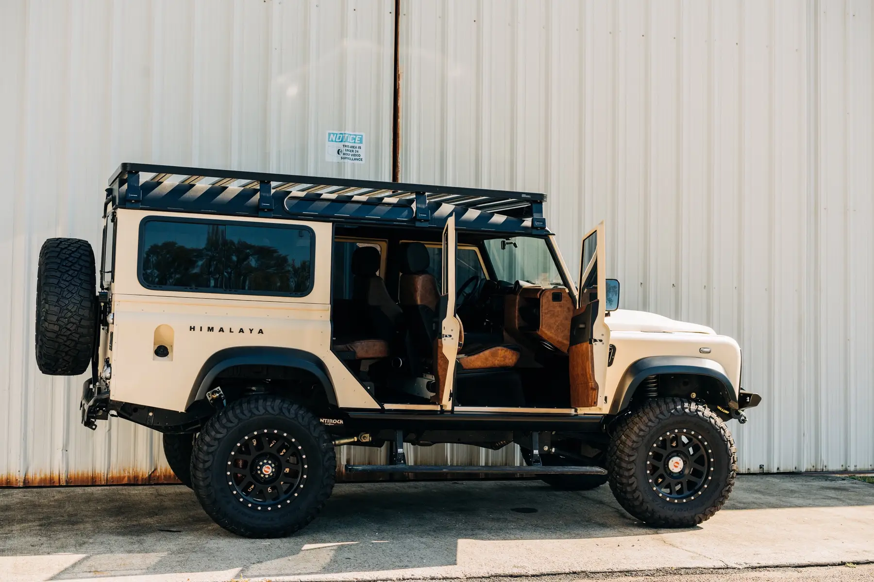 Custom Land Rover Defender 110 by HIMALAYA.  Cummins R2.8 Turbo Diesel  Automatic Transmission  Custom Leather Interior  #LandRover #DriveHimalaya #LandRoverDefender #defender110 