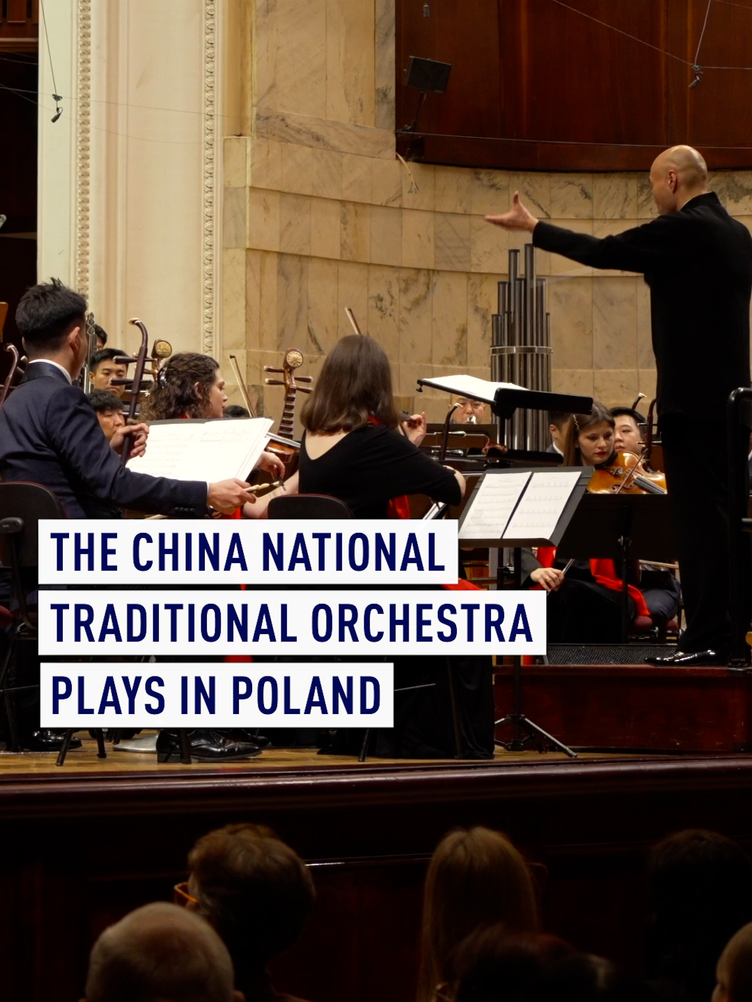 Poland’s #Philharmonic Hall hosted a stunning performance of traditional #music to celebrate the start of the new year in front of the Chinese ambassador, Sun Linjiang who was a special guest.   #ChineseNewYear2024