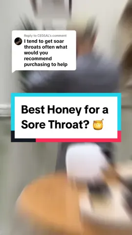 Replying to @CE05ALBest Honey for a Sore Throat? 🍯  #rawhoney #sorethroat #yemenisidrhoney 
