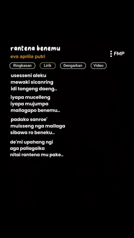 post ulang...  #rantenabeneku #lagubugis #lirikgoogle #liriklagu #musikviral #musikbugis #FAMILYPUTRI #fyp #viral 