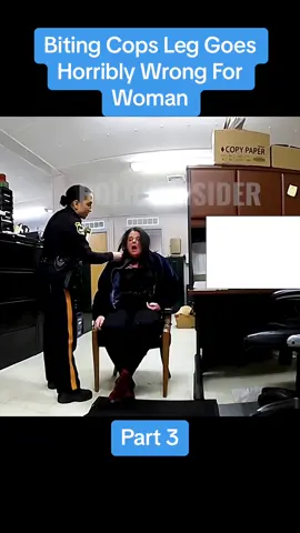 Biting Cops Leg Goes Horribly Wrong For Woman