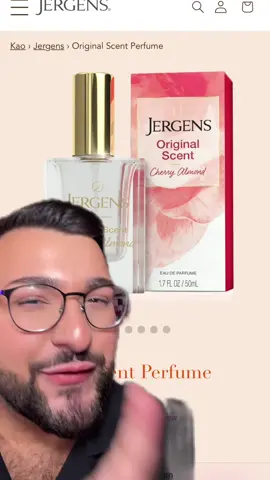 @Paul | Fragrance Influencer trying the jergens cherry almond perfume #jergens #jergenslotion #cherryalmond #perfume #jergensperfume 