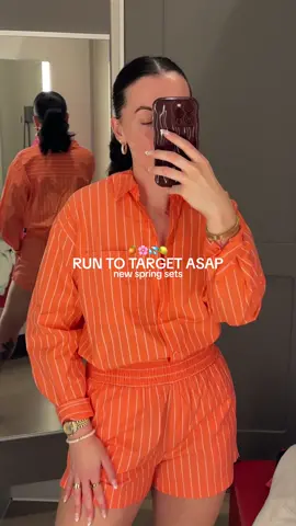 RUN TO TARGET — these sets are SO bomb and comes in 5 colors + dress options! 🏃🏻‍♀️🌸🍊💦🍋 not online yet! #target #targetmusthaves #targetspring #targetfinds #newattarget #targettok #springfashion #matchingset #fashionunder50 #springvibes #SummerFashion #targetrun @LTK @target 