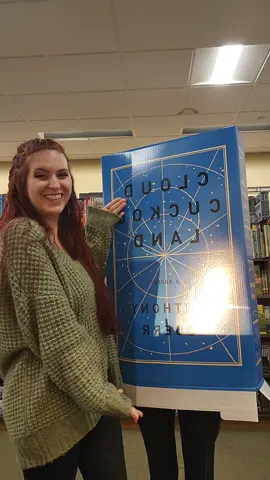 The books are still speaking to us! #BookTok #bookseller #booksellersoftiktok #cloudcuckooland #anthonydoerr #barnesandnoble #bigbooks #ilikebigbooks 