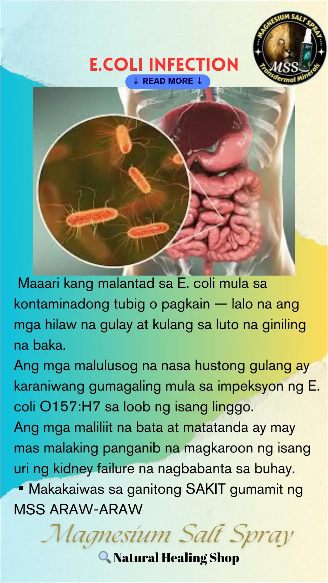 📌Ano nga ba ang MAGNESIUM SALT SPRAY? Ang MSS minerals ang content nya, pangunahin ang MAGNESIUM. Kaya po tayo nakakaranas ng ibat-ibang karamdaman dahil sa kakulangan ng mga minerals lalo na ang magnesium. Kapag naibigay ntin ito araw2x sa katawan,kusa na pong mag-re-repair ang katawan o ma-aactivate na ang natural healing mechanism nito. #MSS #MAGNESIUMsaltSPRAY #NATURALnaPANLUNAS #magnesiumdeficiency #magnesiumbenefits #naturalnapanlunasadvocate  #minerals #allinone #transdermalmineralsupplement #sprayatpahidlanggagalingkana #amazing #health #infection 