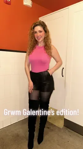 #Grwm for my Galentine’s dinner yesterday: Outfit Edition!💗 Do you guys like to see my outfits+glam?? Fit Details: Pink bodysuit: @FashionNova  Faux leather shorts: @FOREVER 21  Suede boots: @Sam Edelman  #galentines #OOTD #pinkbodysuit #novababe #suedeboots #thighhighboots #glamgirl #lamakeupartist #grwmoutfit 