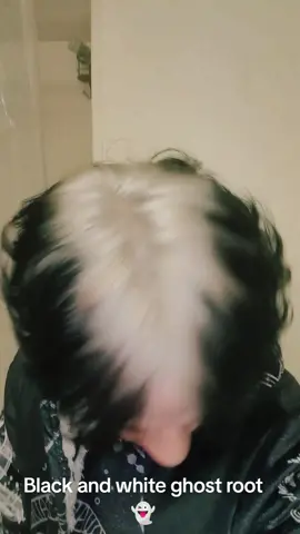 #ghostroots #whiteroots #ghostrootshair #blackandwhite #hair #fyp #whiteghostroots #menshair #mensghostroot #platniumblonde 