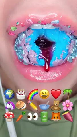 cre by:@Satisfying Lips 💋 #makansesuaiemoji #satisfyinglips #urlove_yolla #fypシ #asmreating #asmrfood #ASMR 