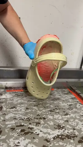 Hydro Dipping Crocs #satisfying #hydrodipping 