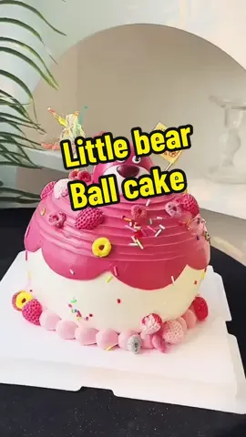 #cakemaking #fyp #cakemakingtutorial #funnycake #ballcake#bearcake 