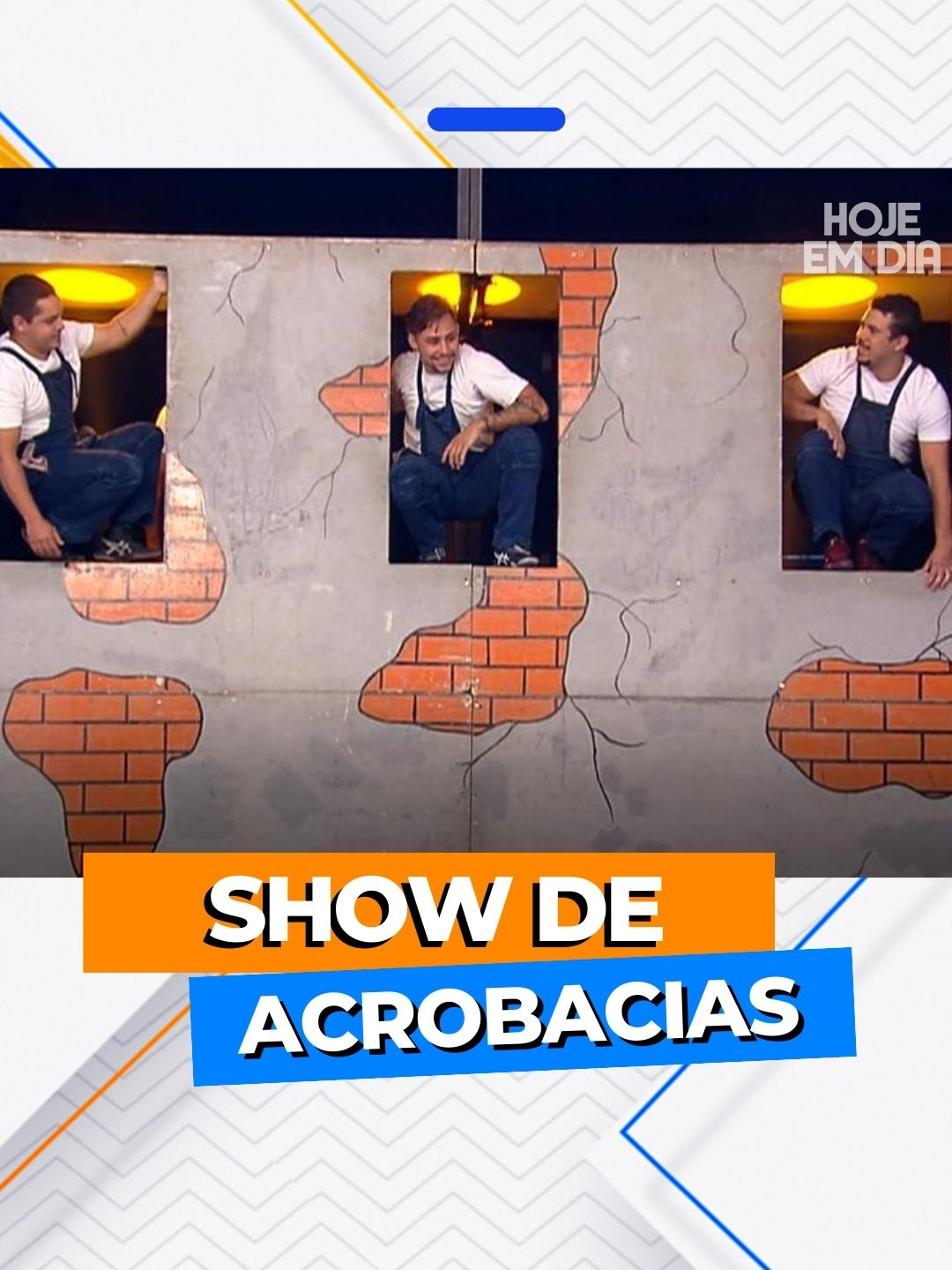 É talento que você quer ver? 😁 O #HojeEmDia trouxe artistas circenses para dar show de acrobacias. 🎪 Eles fazem parte do grupo 