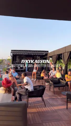 iykyk is the newest rooftop bar to the east side located at inn cahoots & when you enter, you will truly be saying … where the f am I?  good drinks & vibey views ✨  #austin #austintexas #austintx #atx #thingstodoinaustin #atxlife #atxfoodie #austinfoodie  