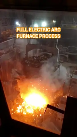 Full Process of Electric Arc Furnace from Metal Dump to Melting Metal #steel #iron #molten #steelfactory #steelmill #foundry #meltingmetal #steelwork #millwright 