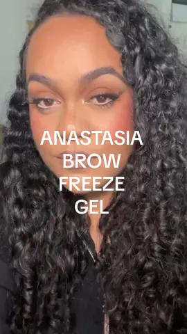Its safe to say that this brow gel if fireeee! They really did their big one @Anastasia Beverly Hills #abhbrowfreezegel #browfreezegel #browgel #anastasiabeverlyhills 
