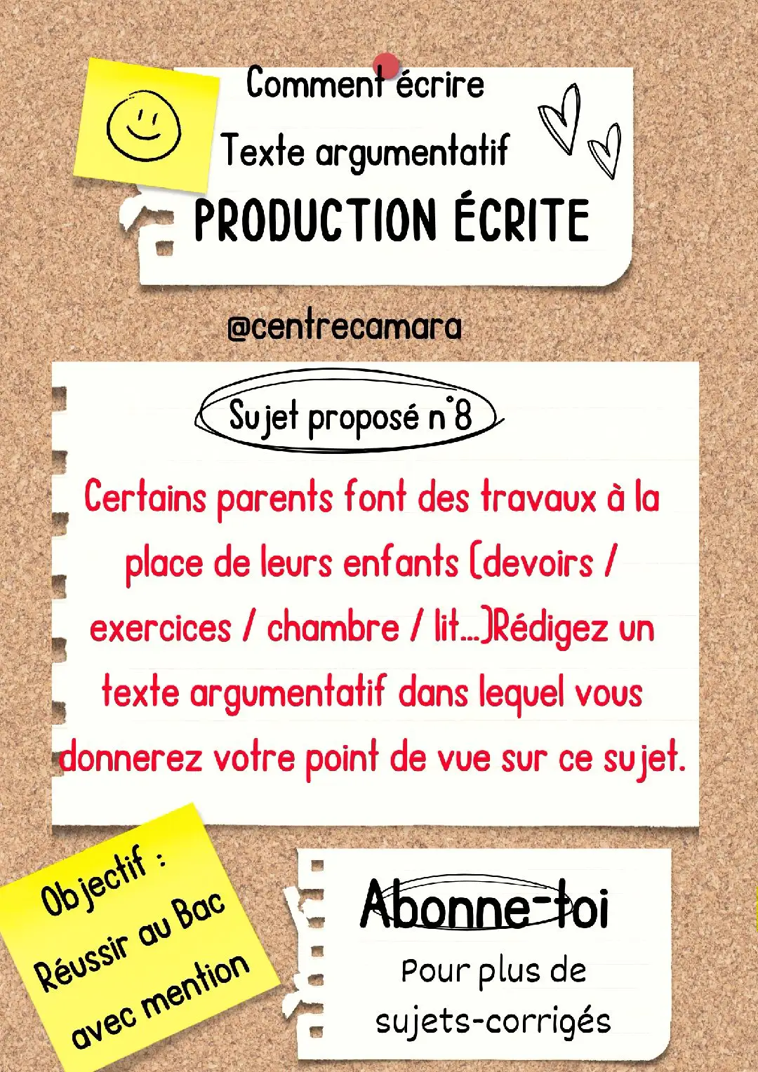 #examen #2024 #francais #maroc #ksarelkebir #centrecamara #astuce #ValentinesDay #happyvalentineday #viral #productionecrite #production_écrite 