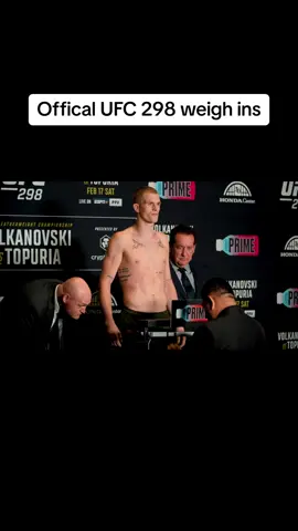 The official weigh ins for the top 4 fights at UFC 298. #ufc298 #mmaworld #UFC 