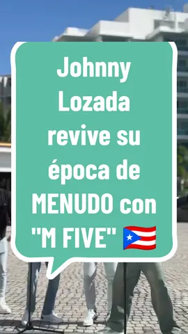 Johnny Lozada reviviendo su época de Menudo con los chicos de M Five Tributo a Menudo  #menudo #johnnylozada #mfive #tributoamenudo #programatv #enlamañana #puertorico #teleoncepr  #EnLaMañana ☀️🎸