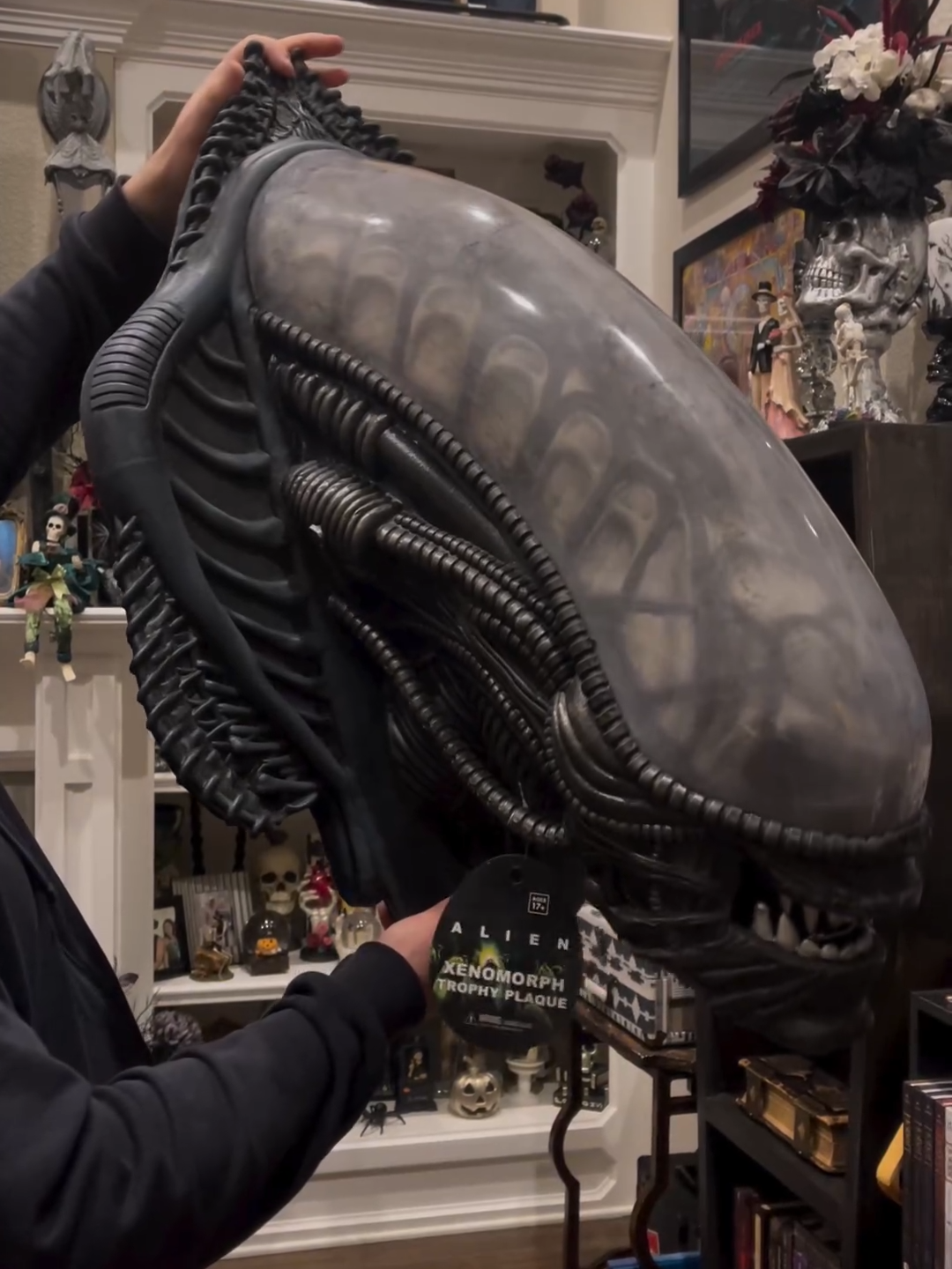 Show off your hunting skills with the Alien Xenomorph trophy plaque! Available for pre-order on the NECA Store. Link in bio.  ➖ 🎥@houseof1000collectiblesllc ➖ #Alien #FacehuggerFriday #Xenomorph #XenomorphPlaque #NECA #necastore #necatok