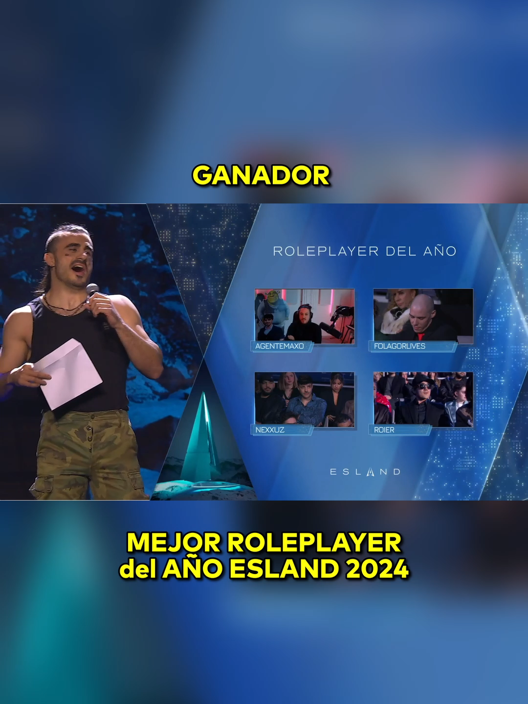 GANADOR MEJOR ROLEPLAYER del AÑO ESLAND 2024 #thegrefg #esland2024 #twitch #fyp #parati