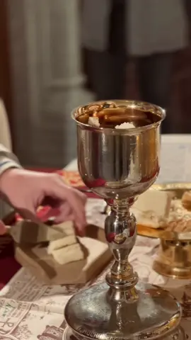 Причешће је лек бесмртности ___________ #hramsvetogsave #pričešće #liturgia 