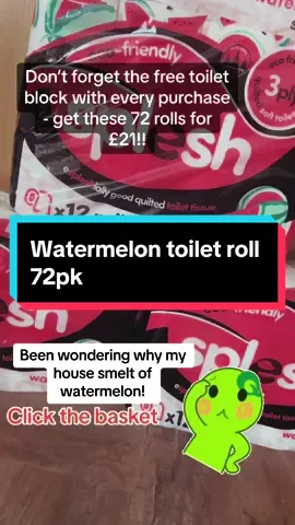 ✨ The NEW BEST selling scented toilet roll, WATERMELON 🍉 and its only £21 for 72 rolls 🤩 Works out £3.48 for each 12pk - thats a bargain! #splesh #spleshtoiletroll #watermelontoiletroll #toiletroll #bulkbuying #watermelon #bloo #household #householditems #fmcg #tiktokmademebuyit #spleshwatermelon #scentedtoiletroll #householdgoods #householdproducts #bathroomessentials 