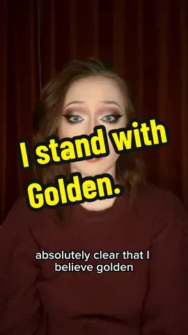 All of my love and support to Golden. Thank you for speaking out. 🖤 I hope that it’s also made clear that I will no longer continue my involvement with James or the paladin project. #mamamaisie #justiceforgolden 