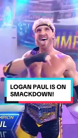 The United States Champion, Logan Paul just wrestled his first match ever on SmackDown! 🚨 #WWE #SmackDown #LoganPaul  | 📺 discovery+ is the streaming home of TNT Sports, the place to watch WWE!