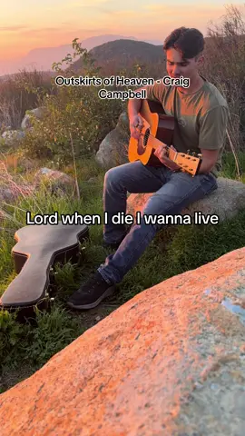 Outskirts of Heaven - Craig Campbell  (but in the mountains🏔️✨)#fyp #fypシ #foryou #viral #music #musician #singer #outskirtsofheaven 