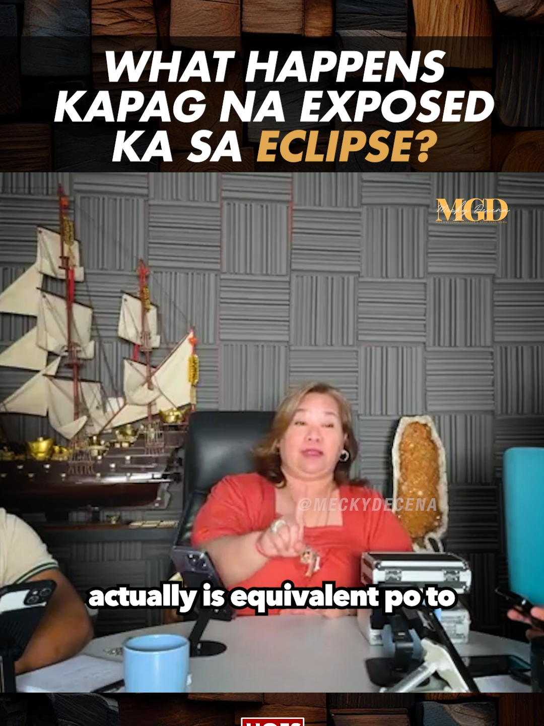 What happens kapag na exposed ka sa eclipse? #advice  #wealth  #prosperity  #newyear  #life  #change  #opportunities  #fengshui  #fengshuitips  #ready2024withMGD  #fengshui101withMGD  #meckyourmove  #meckydecena  #meckyknows  #hofsmanila  #hofs  #fyp  #trendingvideo  #trending  #motivational  #lifecoach  #goal