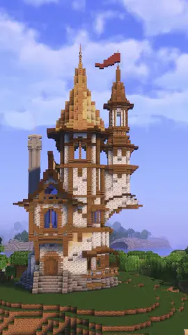 Wizard tower - minecraft 👥️collab with @MrMattRanger  #Minecraft #minecraftbuilding 