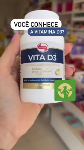 👉BENEFÍCIOS💚 > Auxilia na formação de ossos e dentes; > Auxilia na absorção de cálcio e fósforo e na manutenção de níveis de cálcio no sangue; > Auxilia no funcionamento do sistema imune e muscular; > Auxilia no processo de divisão celular; > Alta concentração de Vitamina D3 por cápsula – 2.000UI por cápsula de 500mg; > Indicado para maiores de 9 anos de idade; > Livre de corantes artificiais; > Livre de alergênicos; > Com TCM (Triglicerídeos de cadeia média) como veículo. Peça já a sua vitamina D3🫶💚 Disponíveis nas melhores marcas 😉 Entregamos em sua casa 🚚 #vitaminaD #vitaminad3 #lojadesuplementos #lojaonline #vitaminaseminerais #vitamin #saudavel #saudeebemestar #reelsviral #fypage✨ #vitaminada #tenhasaude 