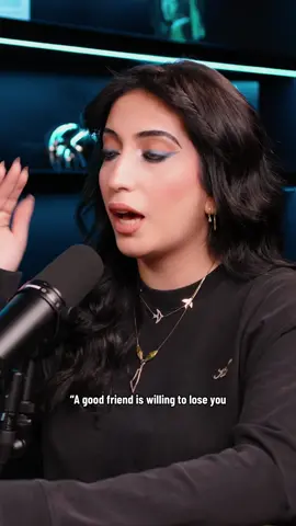 A good friend is willing to lose you 
