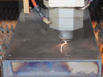 50mm mild steel cutting by 15000w laser cutting machine #cnctechnology 