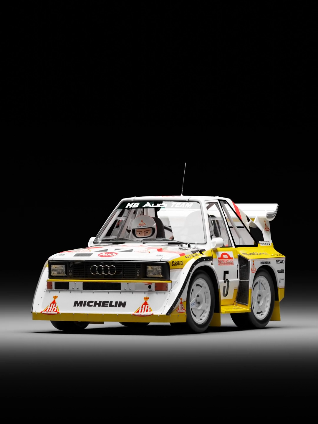 Walter Röhrl & Audi Sport Quattro S1 E2 @audiusa @audiuk #audi #quattro #audiquattro #rally #wrc #racing #cars #viral