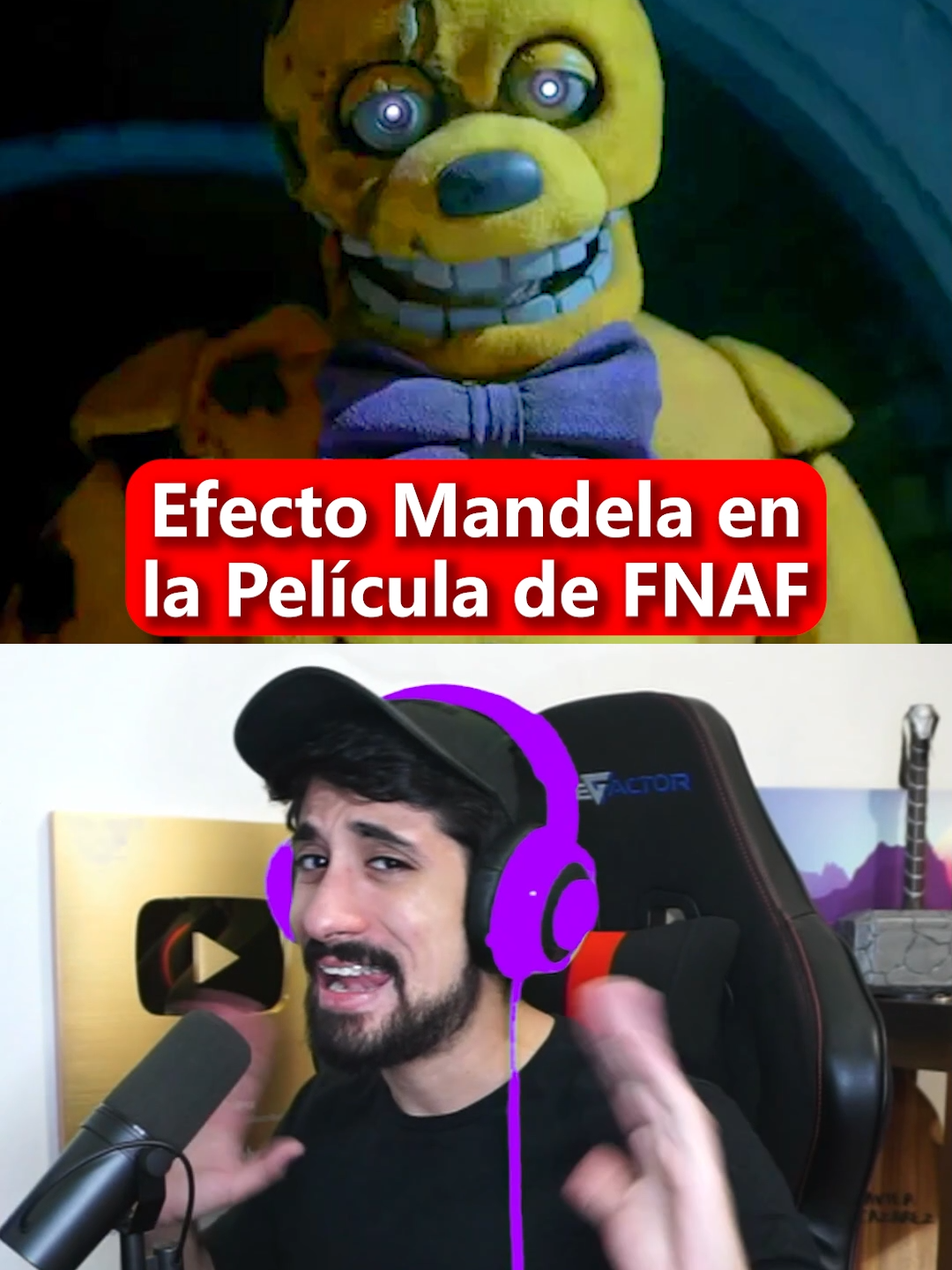 No Recuerdo FNAF la Película Así #fnaf #efectomandela #humor