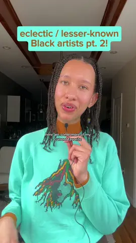 chuggin right along with this series 🖤🥸 lol playlist link in bio !⁣⁣⁣ ⁣⁣⁣ #blackhistorymonth #blackartists #synthpop #arkane #folk 