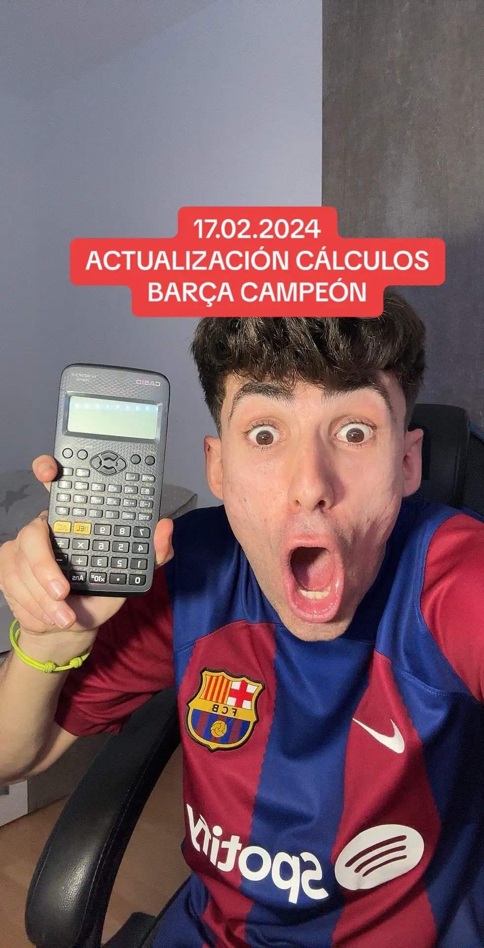 Calculos para que el Barça gane la liga 