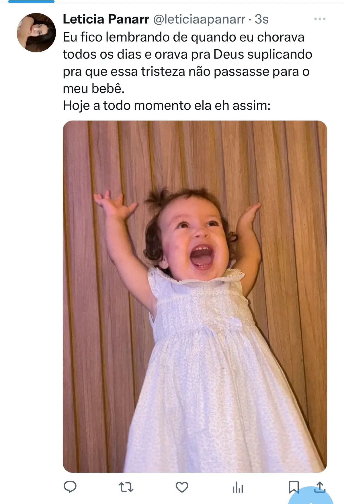 Obrigada por ser minha filha