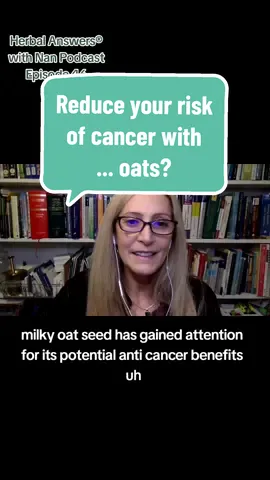 Check out the latest episode of Herbal Answers® with Nan where we explore the amazing world of natural health and wellness. Join Nan as she delves deep into the world of Milky Oats and explores their incredible health benefits and uses. Uncover the secrets behind this powerful plant and learn how it can nourish and support our well-being naturally. #Oats #AntiCancerFood #FightingCancer #CancerAwareness #Superfood #Foodie #HealthyEatingTip #MindfulEating #CapCut 
