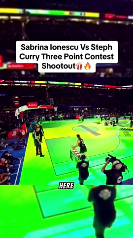 Sabrina Vs Steph did not disappoint 🍿#NBA #sabrinaionescu #stephcurry #threepointcontest #nbaallstarweekend #nbaallstar2024 #WNBA #viral #fyp #CapCut 