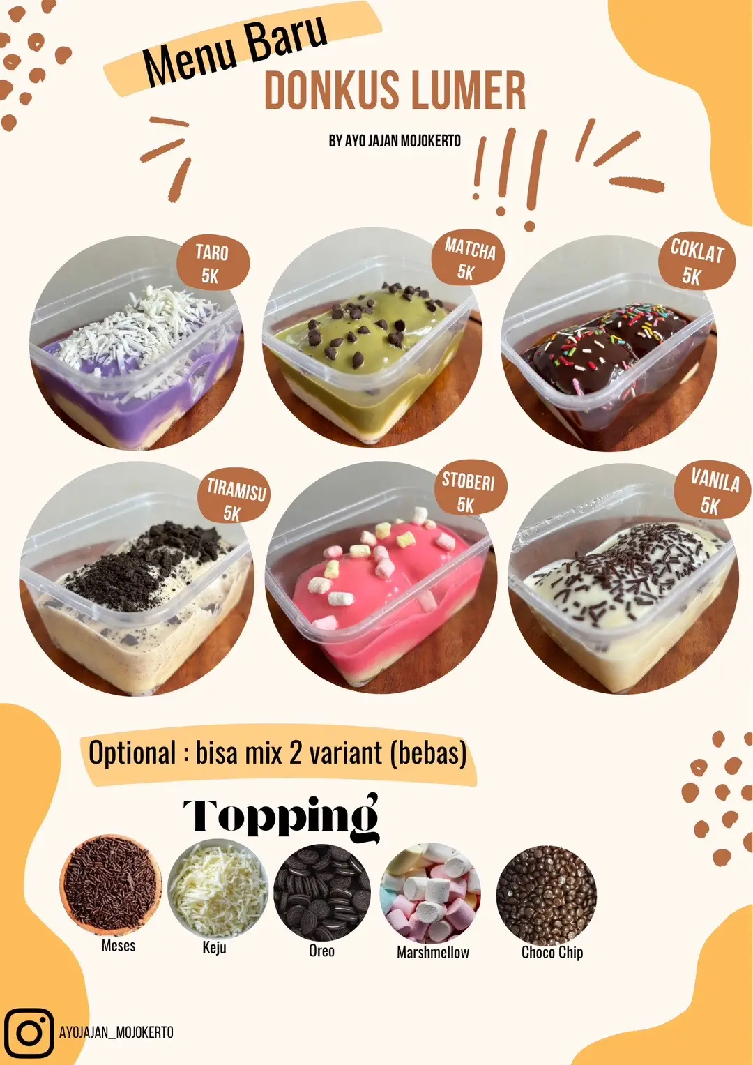 Maribu gais ❗️❗️ Ready hanya di hari minggu Buka lapak di depan gelora a yani Jam 6-9 ajaah😍 jangan kesiangan nanti ga kebagian 😍 #fyp #mojokerto #kulinermojokerto #donkuslumer #donkus 