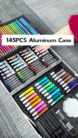ชุดระบายสีอลูมิเนียมอัลลอยด์ 145 ชิ้น ออกแบบมาเป็นพิเศษสำหรับเด็ก ทำให้เด็กๆ มีสีสันในวัยเด็ก #พาเลทระบายสี150ชิ้น #พาเลทระบายสี #coloringset #kidsart #145pcs #fyp #paintingset #schoolsupplies #artmaterials #arttools #stircreativity #learningmaterialsforkids #teacherfinds #preschoolactivities #preschoolteacher 
