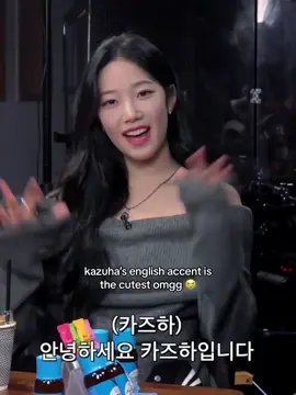 it’s great to hear her now speak more english in public 🥹 #kazuha #lesserafim 