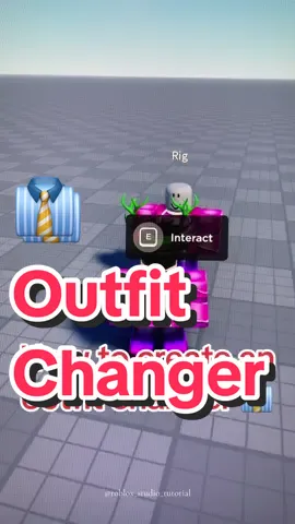 How to create an outfit changer 👔 #fyp #foryou#roblox#robloxstudio#outfitchanger#programming #coding #tutorial