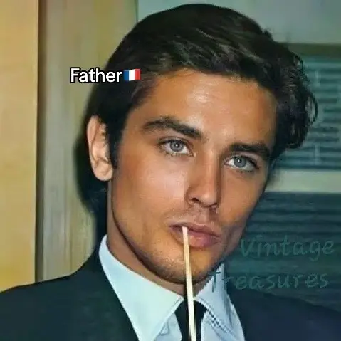 Alain’s eyes carried. Genetics are amazing,made a beautiful family #oldhollywoodglam #oldhollywood #foryourpage  #foryou #slideshow #trending #alaindelon #60s